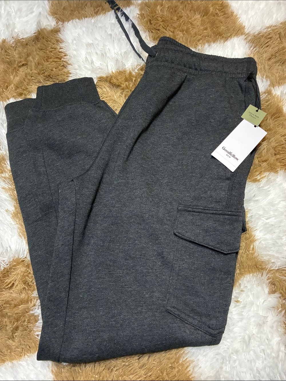 Goodfellow & Co Charcoal Gray Cargo Joggers